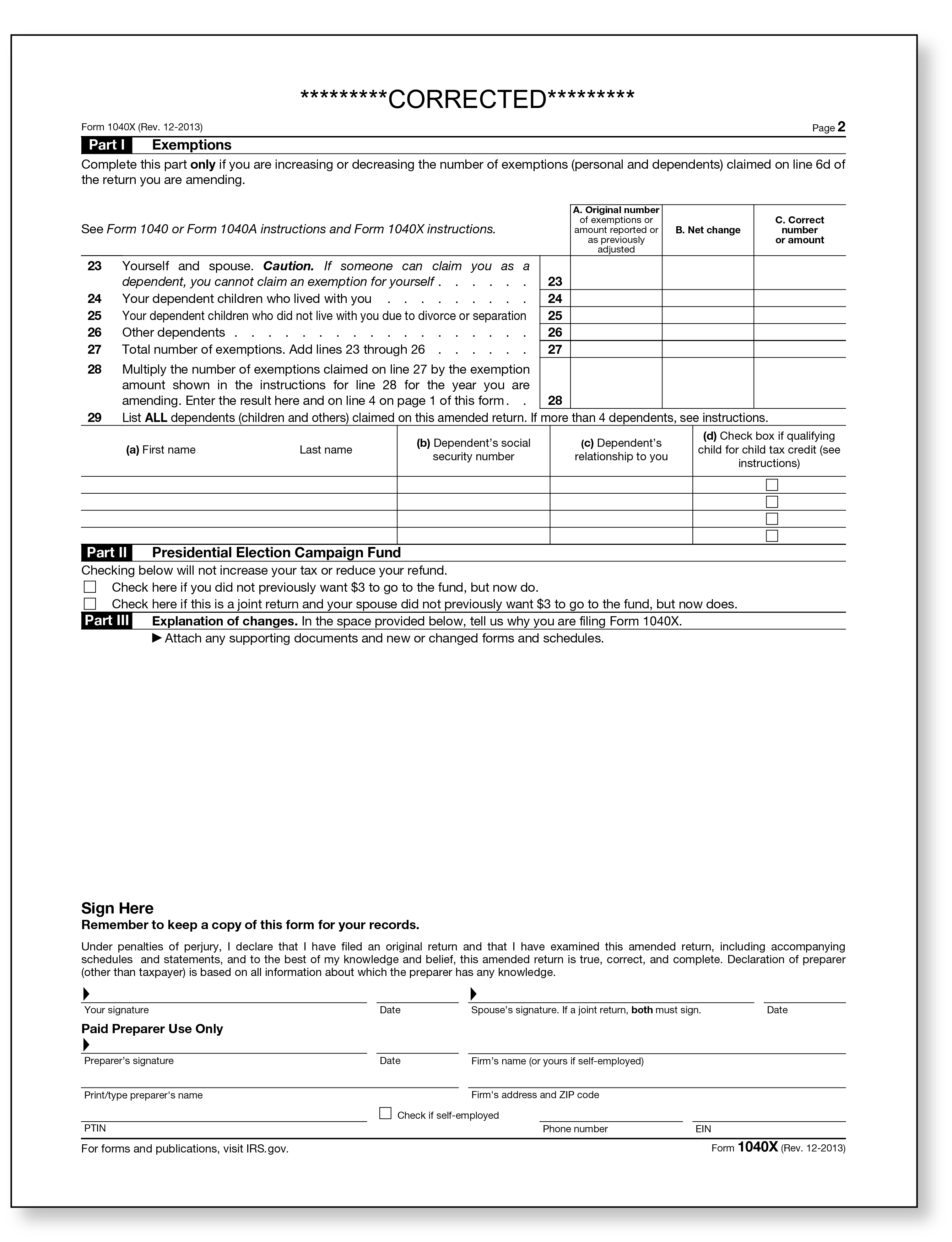 IRS Audit Letter 4364C - Sample 1 